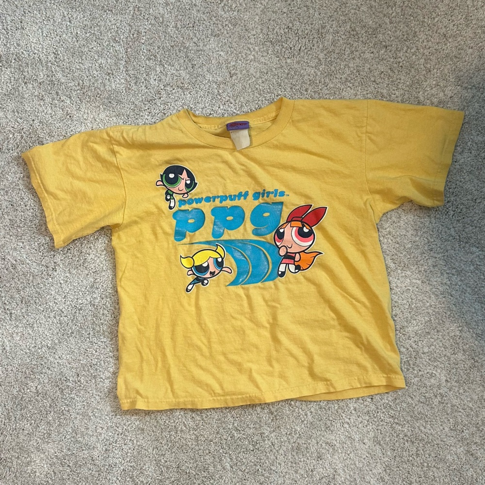Cartoon Network Yellow Powerpuff Girls Tee